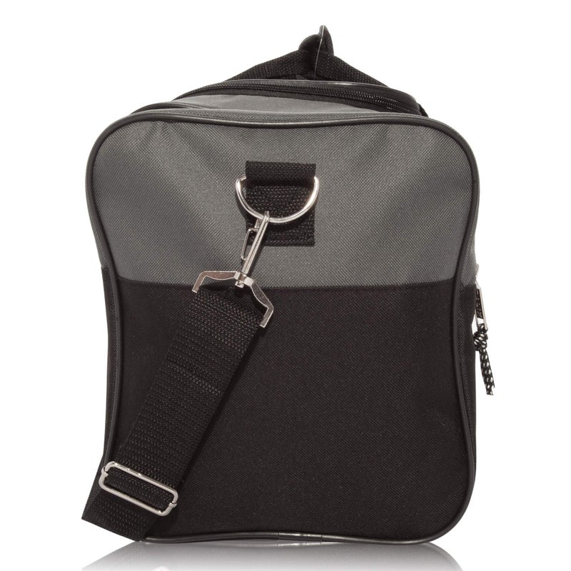 DALIX 17" Blank Duffle Bag in Gray and Black - Image 3